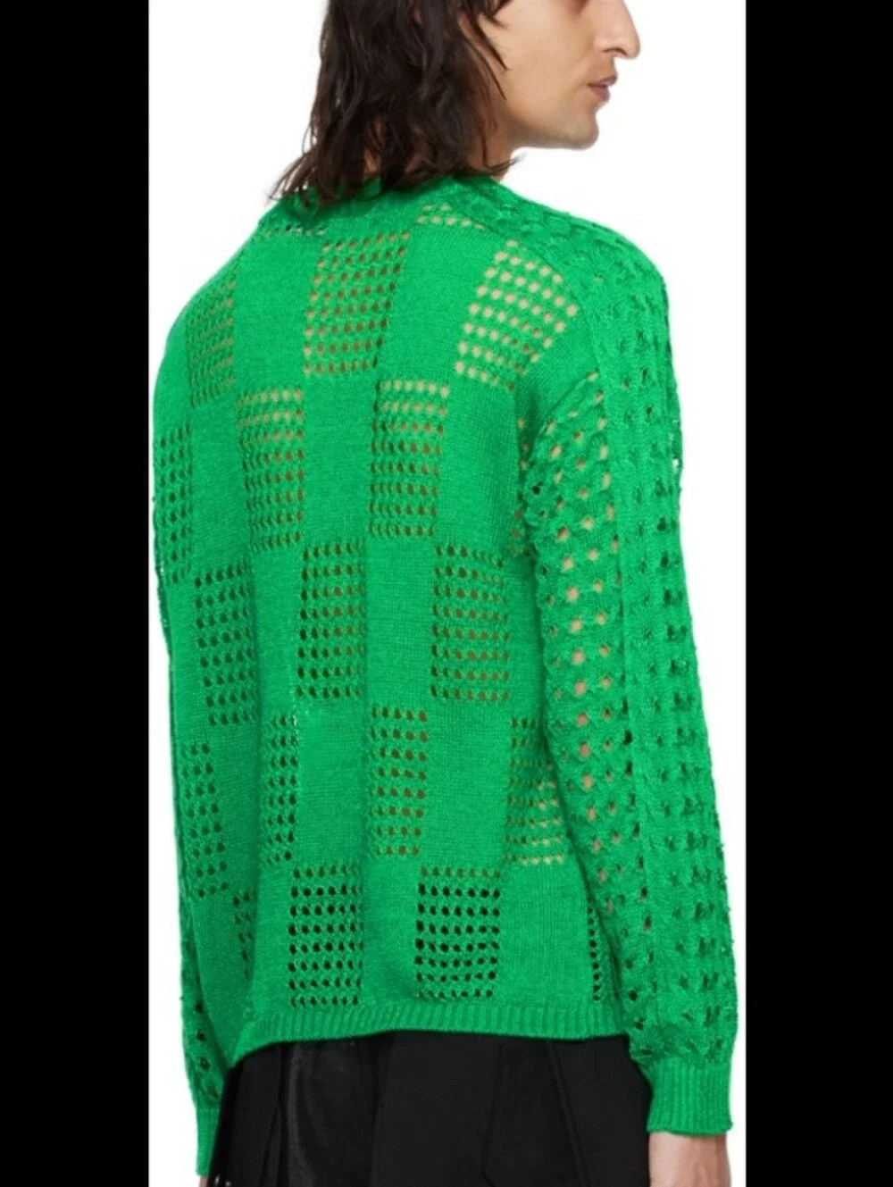 Andersson Bell Rodri Sweater Open Knit Linen Blend